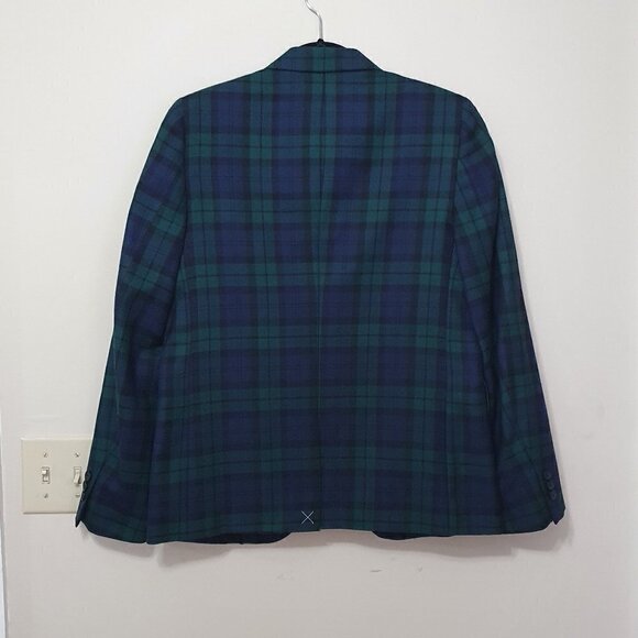 NEW Brooks Brothers 100% Wool Plaid Blazer Jacket - Picture 10 of 10